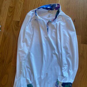 The Tailored Sportsman Size Large NWOT Show Shirt Ice Fil